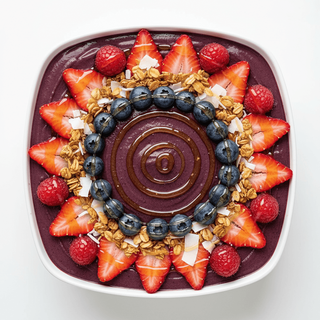 Ahi signature poke bowl with sauce and edamame